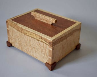 Spalted birdseye maple keepsake box