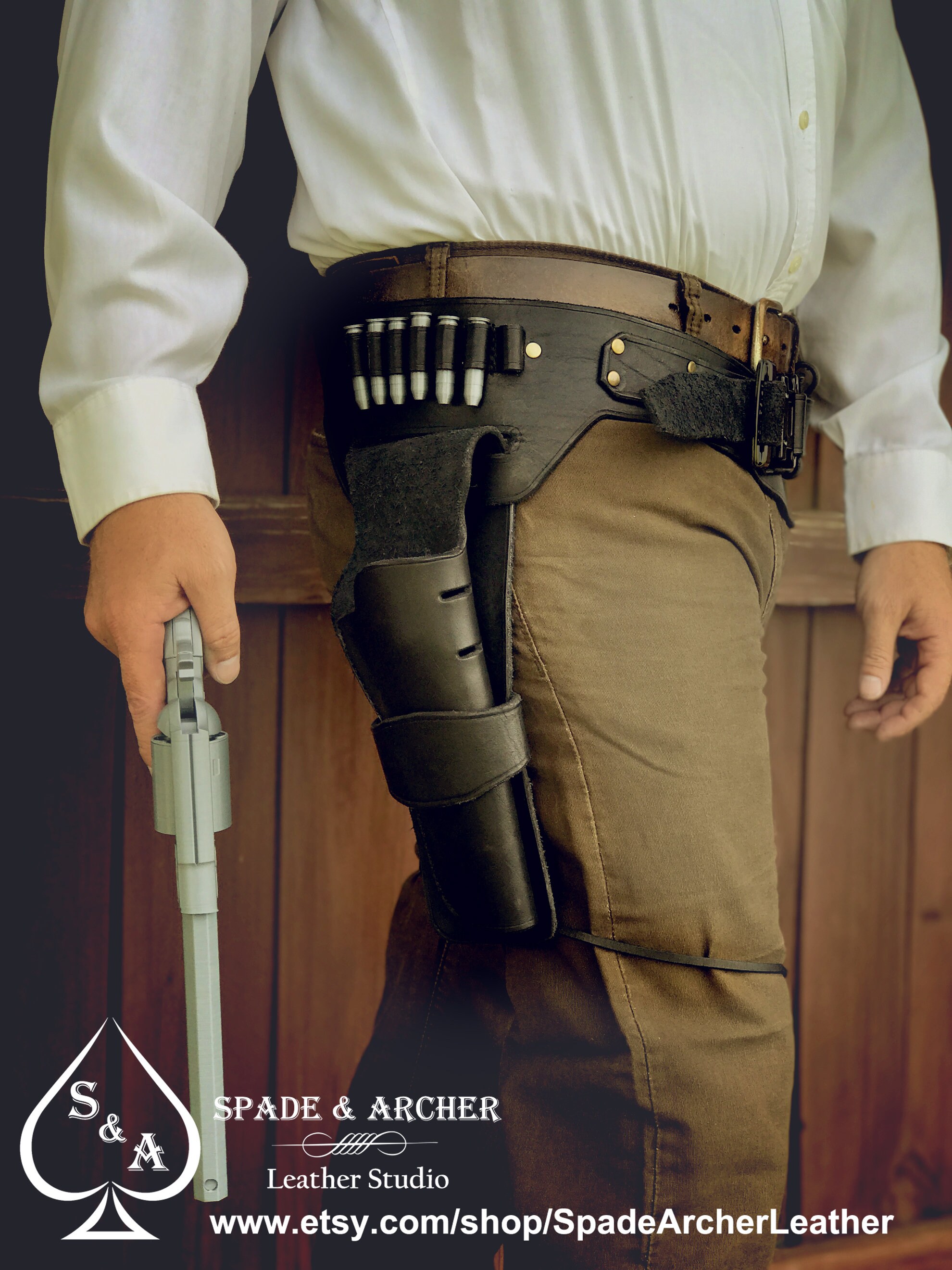 The Dark Tower Gunslinger holster black cowboy holster