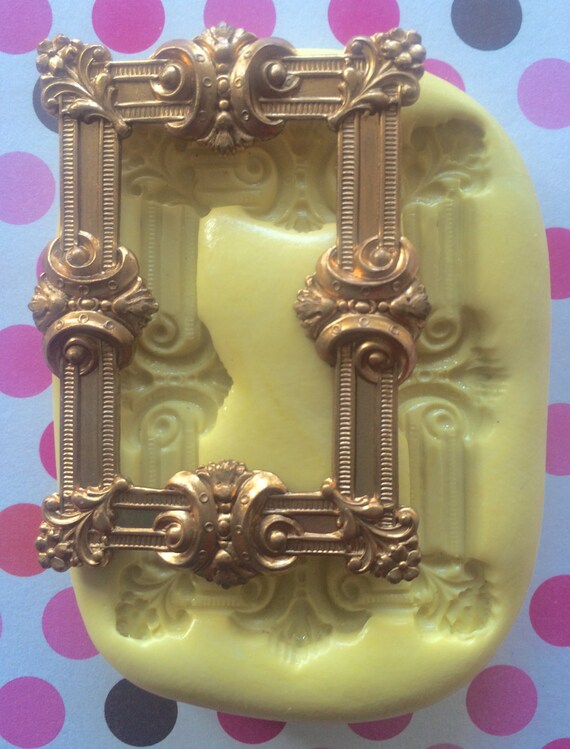 Big Fancy Victorian FRAME Silicone Mold Frame Molds Picture