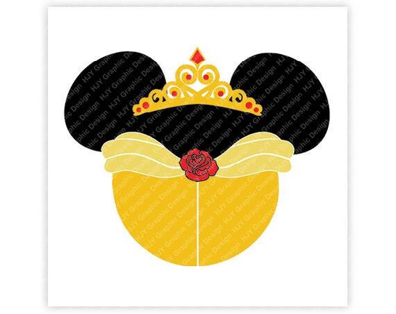 Download Disney Beauty Belle Princess Icon Minnie Mickey Mouse