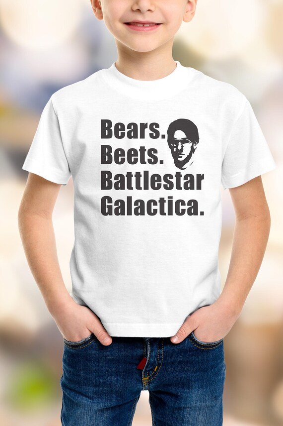 The Office "Bears, Beets, Battlestar Galactica" Kids Shirt 2T-XL