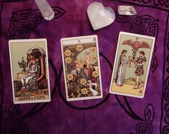 Tarot Reading 3 card 1 question - online tarot, Rider Waite divination cards; email response, fast response, affordable tarot