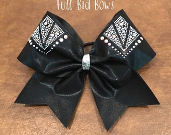 Rhinestone Cheer Bow (YOU CHOOSE COLOR)