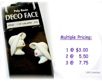 Lady Face Cabochon for Jewelry - Lady Face for Beading Painting Jewelry - S42