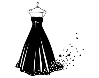 Free Free Svg Wedding Dress File 341 SVG PNG EPS DXF File