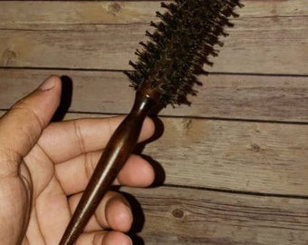 Round Boar Bristle Beard Brush (Blow Dry)