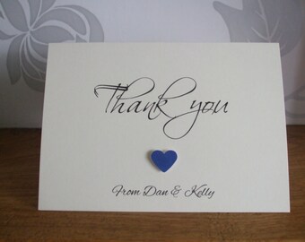 50 Handmade Wedding Thank You Cards