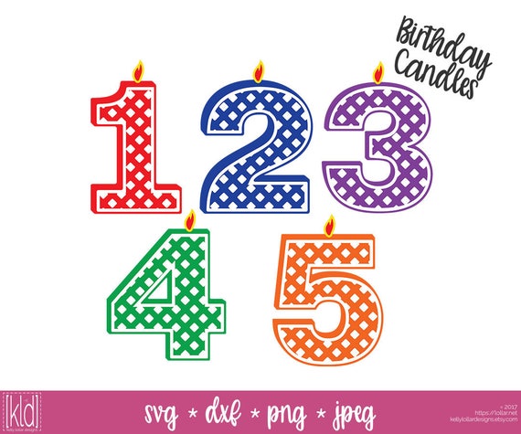 Items similar to Birthday Candle svg - Birthday svg file ...