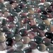 Rainbow fluorite gemstone cabochon round 12mm diameter flat back