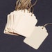 Blank Gift Tags- 25 DIY wedding favor tags, plain paper tags, hang tags, recycled gift tags, bridal shower tags, baby shower tags