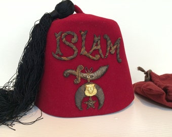 Vintage Shriner's Fez