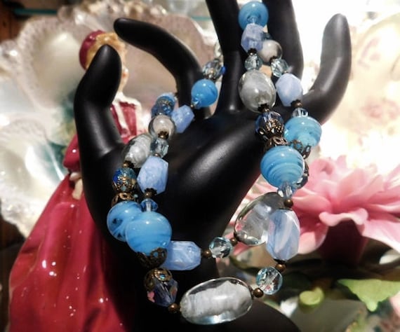 Givre Glass Beaded Necklace