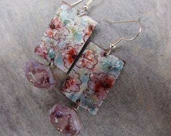 Pictorial spring romantic Earrings