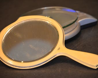 French Ivory Hand Mirror