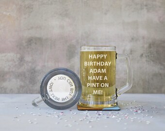 Personalised 1 Pint Stein Tankard