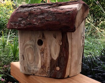 Handcarved Bird house