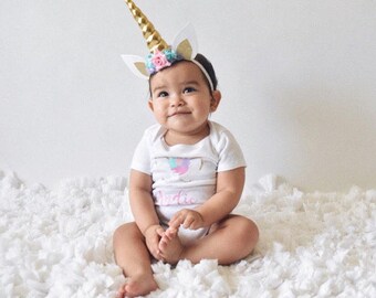 Baby Girl Clothes, Girls First Birthday, Unicorn Birthday, Unicorn Shirt, Unicorn First Birthday, Unicorn, Unicorn Birthday Outfit