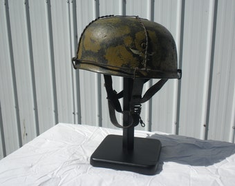 German Helmet m38 Falschirmjagger (painted and aged replica)
