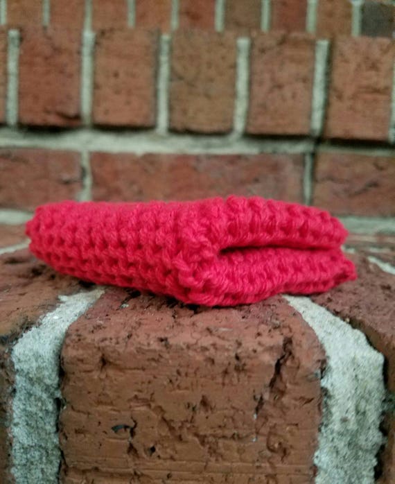 Red Cotton Dishcloth