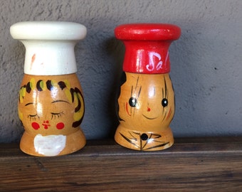 Wood Salt & Pepper Set // Salty and Peppy