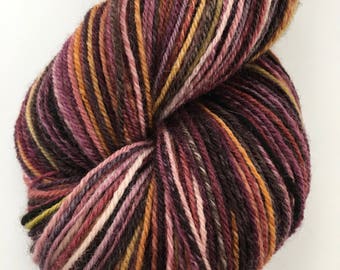 Handspun Sock Yarn "Wossname" 410 yds SW BFL nylon