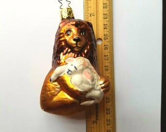 Inge Glas/Old World Ornament Lion and Lamb