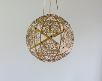 MAVI natural spherical pendant light....free delivery within Melbourne