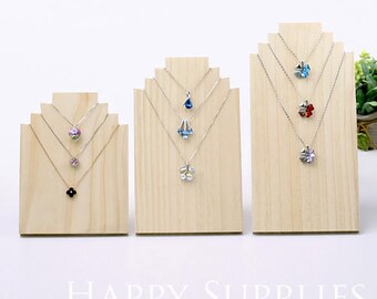 1pcs Natural Wood Necklace Display Holder / Necklace Bracket, Jewelry Display Cabinets / Tool, Jewelry Supplies (DH010)