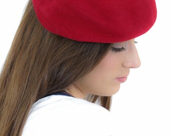 Mini fascinator beret woman - VINTAGE 60s