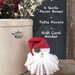 Santa Favor, Christmas, Santa Claus Favor, Gift Boxes, Santa Favor, Table Favor - Gift Box Set of 6