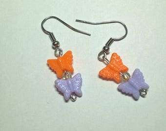 Double Butterfly Earrings