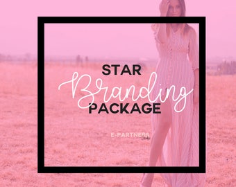 Youtube & Blog Star Branding Package | Youtube Banner | Blog Header | Youtube Branding