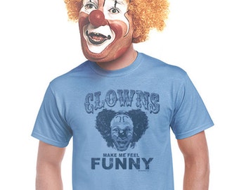 clown shirt funny circus shirts scary clowns big top humor humorous carnival t-shirt gifts for carnies husband gift boyfriend large xl 2x 3x