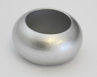 YCC Linen - Acrylic Glittering Napkin Rings Silver