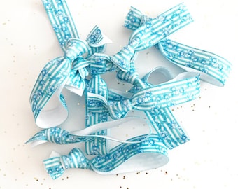 CLEARANCE 12 pc Flhair Tie Hair Elastics