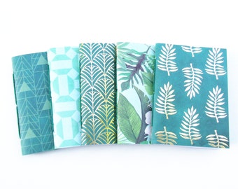 Summer TN Insert Set, Tropical Travelers Notebook Inserts, Bullet Journal Pack in Ten Sizes, Dot Grid Blank Checkbox Graph Music Lined Paper