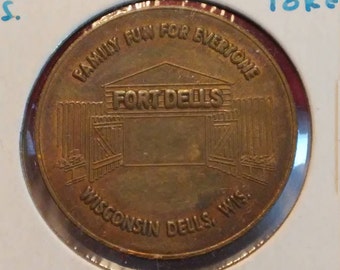 Fort Dells Wisconsin Dells Good Luck Token