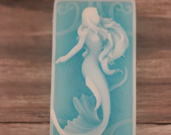 Under the sea mermaid soap scented in Coconut Lime Verbena