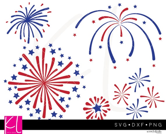 Download Fireworks svg 4th of July svg Patriotic svg Independence