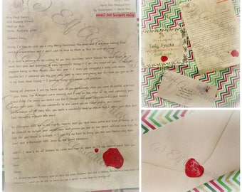 Personalised Santa Letter - 100% custom written - no 2 letters the same!
