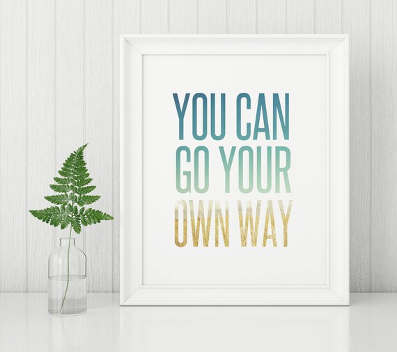 You Can Go Your Own Way Lyrics by Fleetwood Mac Watercolor