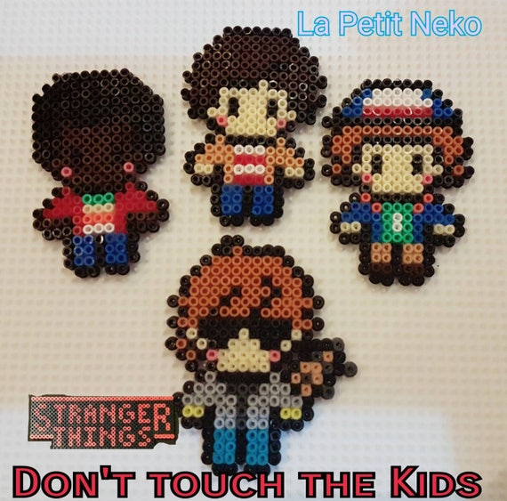 Stranger things hama beads keychain