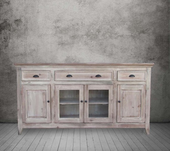 Sideboard Media Console Reclaimed Wood Buffet Table TV Sideboard Media Console Reclaimed Wood Buffet Table TV