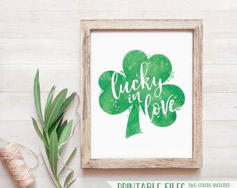 Lucky in love | Etsy