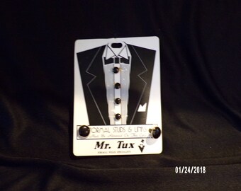 Tux Pioneer Vintage formelle clous et boutons de manchette