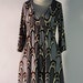 Baby Doll Style Printed Knit Dress