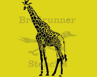 Giraffe stencil | Etsy