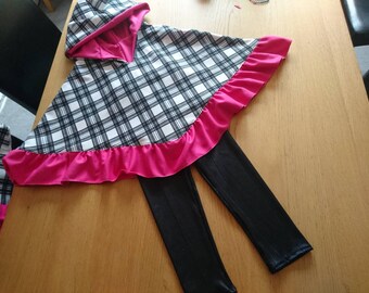 Pancho / leggings/ girls pancho /handmade pancho /