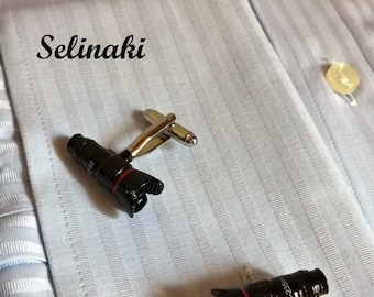 Camera Lens Cufflinks Photography Cuff Links