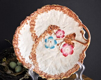 Majolica Plate, 100 pc Majolica for sale, Antique, Vintage majolica, majolica pottery Collectible, Please see our majolica 18.00 and up
